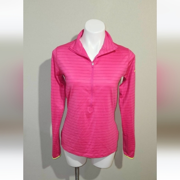 Women's NIKE Dri-Fit 1/2 Zip Long Sleeve - Picture 1 of 6
